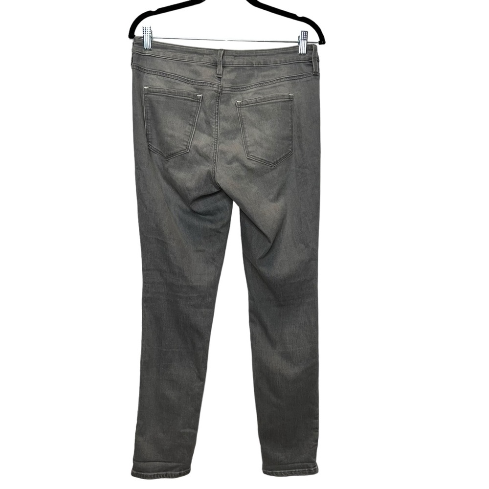 Athleta Sculptek Washed Gray Skinny Jeans Size 4 - Picture 5 of 14